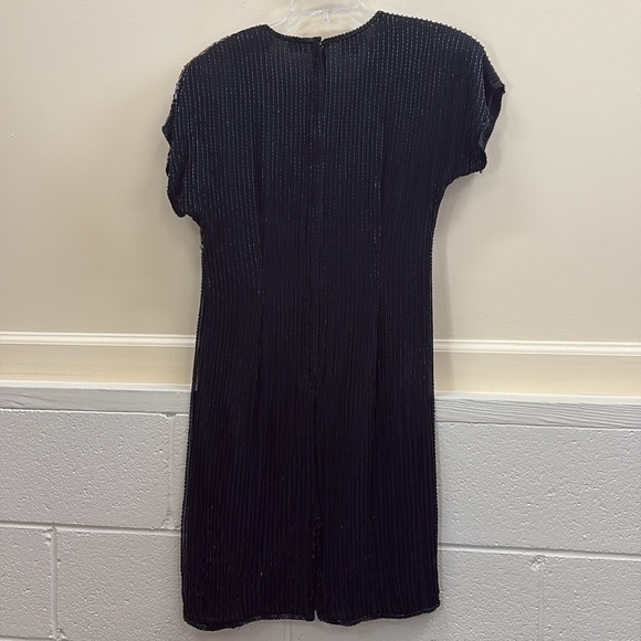 Stenay women’s 10 Black sequined beaded Evening dress - Picture 6 of 8